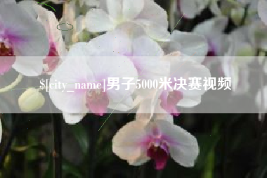 馆陶男子5000米决赛视频
