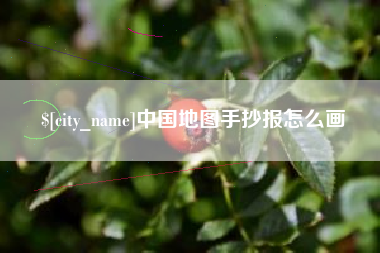 馆陶中国地图手抄报怎么画