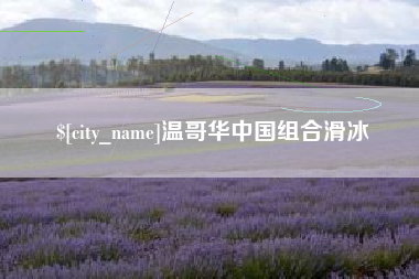 馆陶温哥华中国组合滑冰