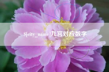 馆陶九宫对应数字