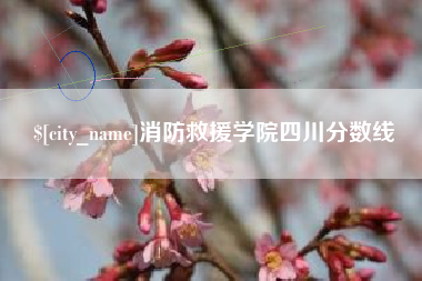 馆陶消防救援学院四川分数线