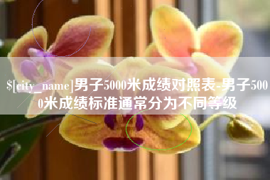 馆陶男子5000米成绩对照表-男子5000米成绩标准通常分为不同等级