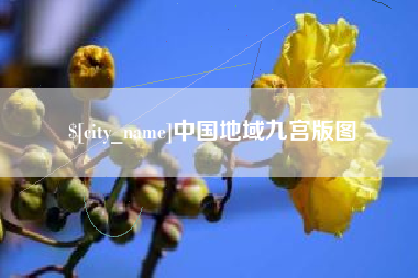 馆陶中国地域九宫版图