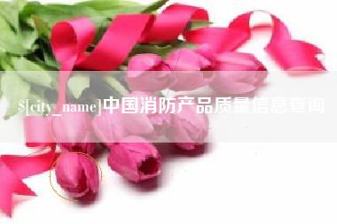馆陶中国消防产品质量信息查询