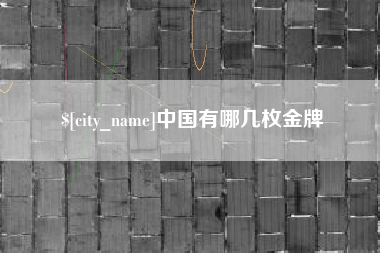 馆陶中国有哪几枚金牌