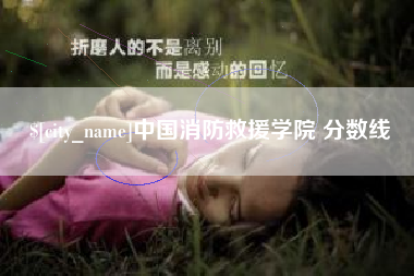 馆陶中国消防救援学院 分数线