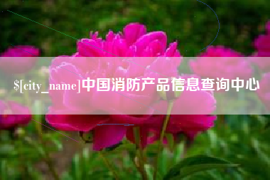 馆陶中国消防产品信息查询中心