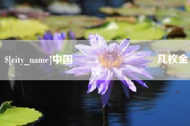 馆陶中国🇨🇳几枚金牌