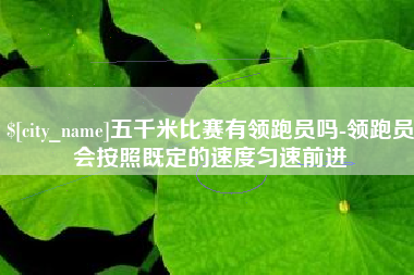 馆陶五千米比赛有领跑员吗-领跑员会按照既定的速度匀速前进