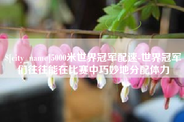 馆陶5000米世界冠军配速-世界冠军们往往能在比赛中巧妙地分配体力
