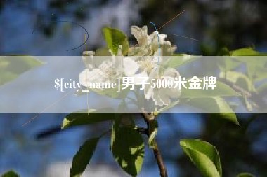 馆陶男子5000米金牌