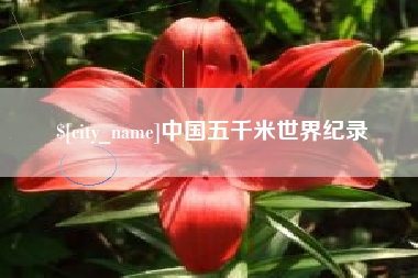 馆陶中国五千米世界纪录