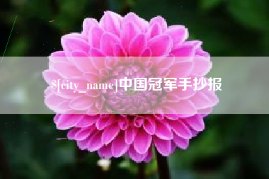 馆陶中国冠军手抄报
