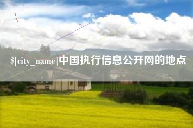 馆陶中国执行信息公开网的地点