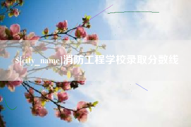 馆陶消防工程学校录取分数线