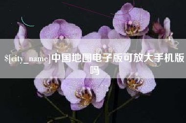 馆陶中国地图电子版可放大手机版吗