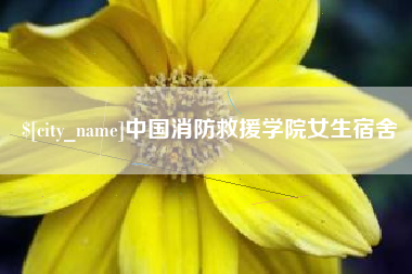 馆陶中国消防救援学院女生宿舍