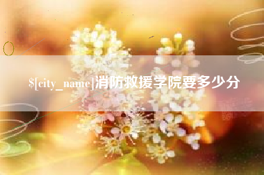 馆陶消防救援学院要多少分